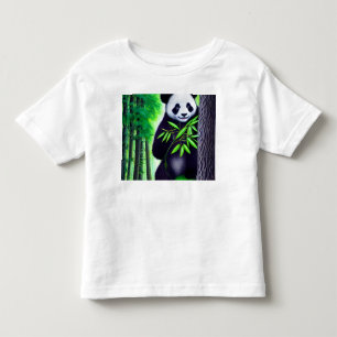 Fun Little Panda Bear Kleinkind T-shirt