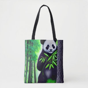 Fun Little Panda Bear Tasche