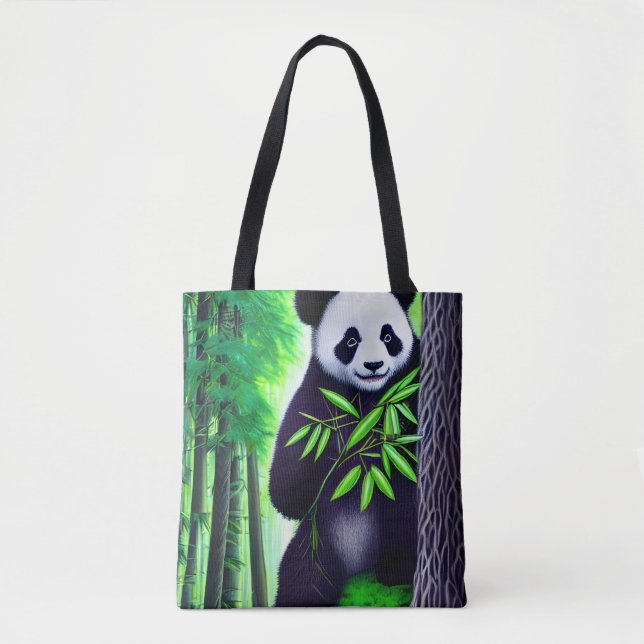 Fun Little Panda Bear Tasche (Vorderseite)