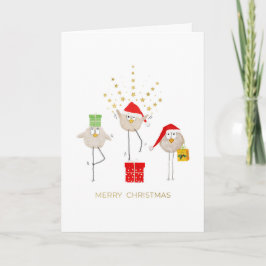 Fun Little Whimsical Birds Weihnachten