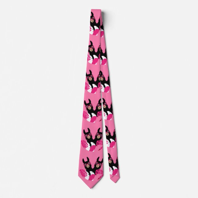 Fun Llama Alpaca Zubehör Krawatte (Vorderseite)