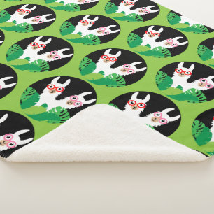 Fun Llama Alpaca Zubehör Sherpadecke
