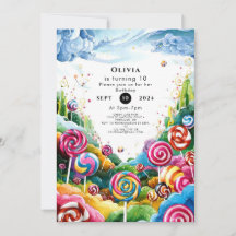 Fun Lollipop Candyland Birthday
