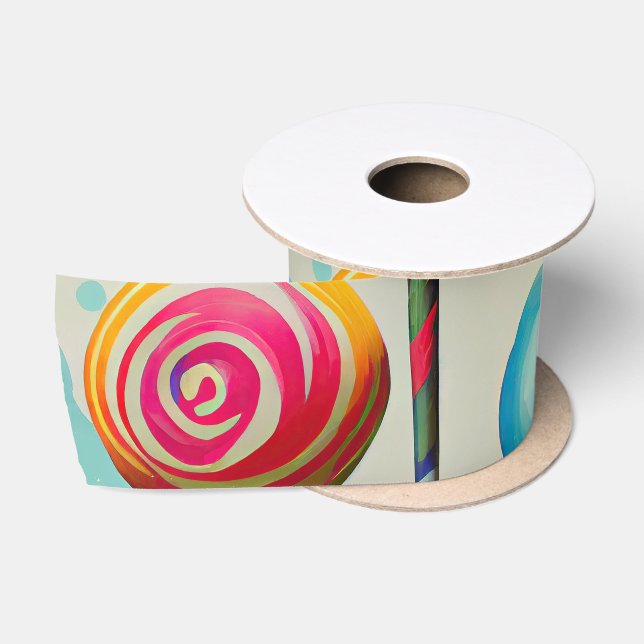 Fun Lollipops und alles, was Candy Lane Collection Satinband (Spule)