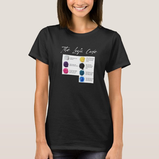 Fun Loofah Apparel The Loofa Code  1 T-Shirt (Vorderseite)
