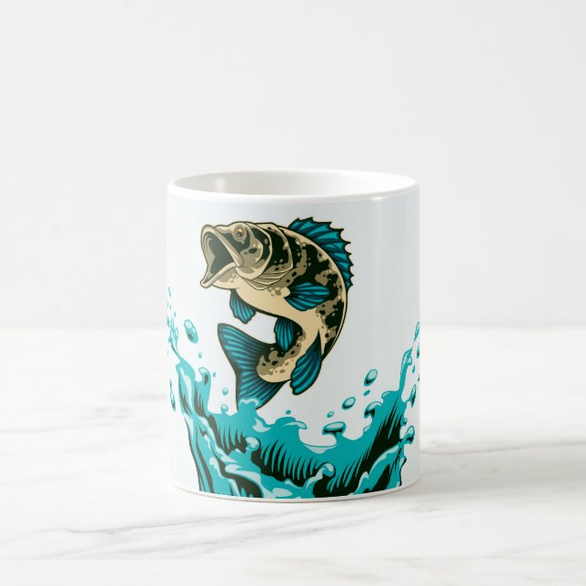 Fun Love Trout Kaffeetasse (Mittel)