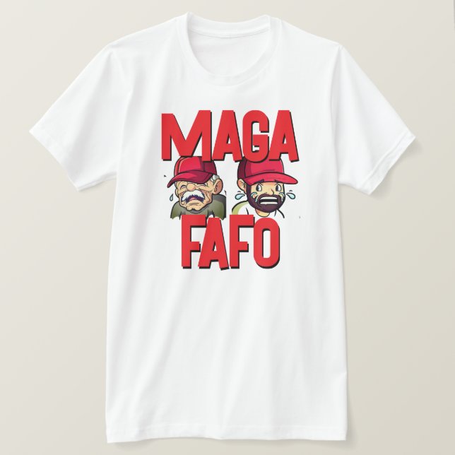 Fun MAGA FAFO T-Shirt (Design vorne)