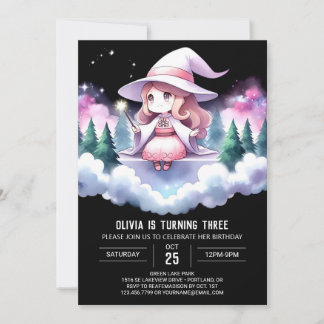 Fun Magical Wizard Geburtstag Einladung