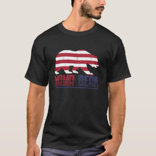 Fun Mama Bear 4. Juli T-Shirt Familie Matching Des