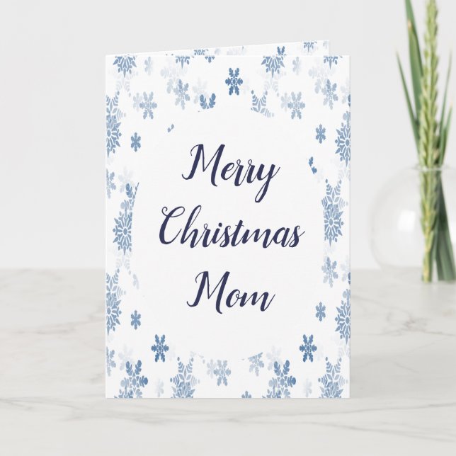 Fun Mama Frohe Weihnachten Beste Mama von US Kids Karte (Vorderseite)