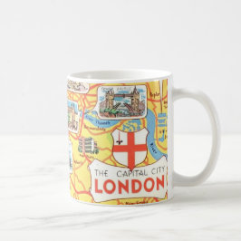 Fun Map London England Tasse