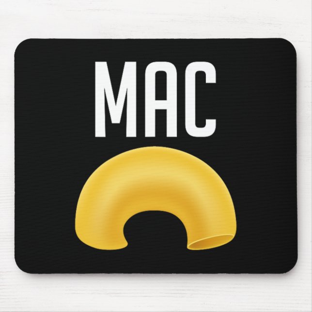 Fun Matching Macaroni und Käse Halloween Kostüm Mousepad (Vorne)