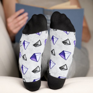 Fun Math Geometry Geek Pyramid Socken