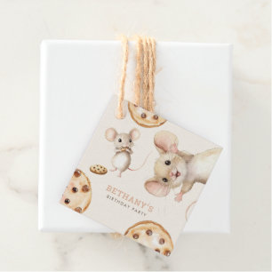 Fun Mäuse Cookies Jegliche Geburtstagsparty dank Geschenkanhänger