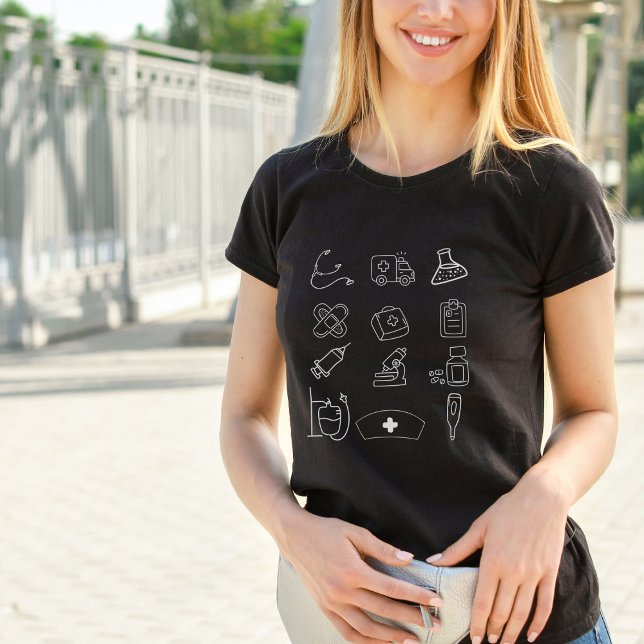 Fun Medicine Doodles T-Shirt (Von Creator hochgeladen)