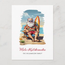 Fun Mele Kalikimaka Weihnachtskarte Feiertagspostkarte
