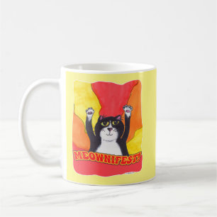 Fun Meownifest Epic Cat Lob Erklärung Kaffeetasse