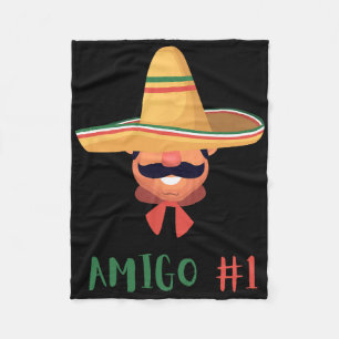 Fun Mexican Amigo #1 Group Matching Diy Halloween Fleecedecke
