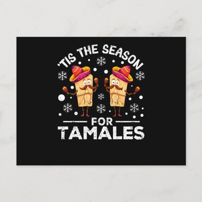 Fun Mexican Christmas Dinner "It's the Postkarte (Vorderseite)