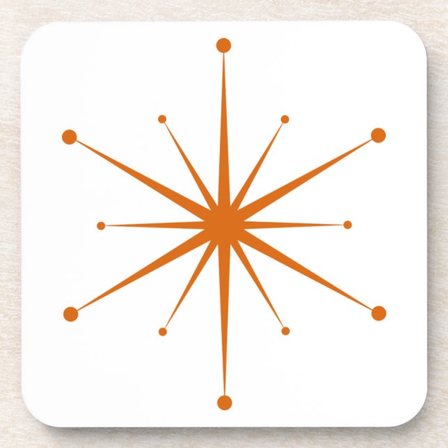 Fun Mittelalter moderne Retro-Sternexplosion Getränkeuntersetzer (Vorderseite)