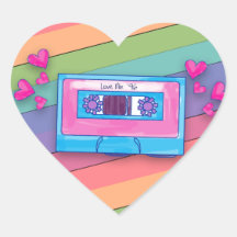 Fun Mixtape Rainbow Background Retro Music Liebe