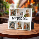 Fun Modern 'BEST VATER EVER' 6 Foto Fotoplatte<br><div class="desc">Mit unserer leicht zu bedienenden Vorlage, mit sechs Fotos hochgeschätzter Erinnerungen und einem trendigen "BEST VATER EVER"-Schriftzug, der sich in Ihre Farbwahl umändern lässt, schaffen Sie das ideale Geschenk für den phantastischsten Papa. Komplett mit dem Namen Ihres Kindes und einer Touch niedlichen Herzens, ist es das ultimative Geschenk für Geburtstage,...</div>