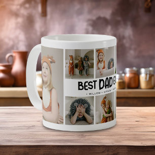 Fun Modern 'BEST VATER EVER' 8 Foto Kaffeetasse