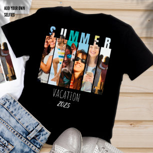 Fun Modern Selfie Collage 12 Foto Custom Memento T-Shirt