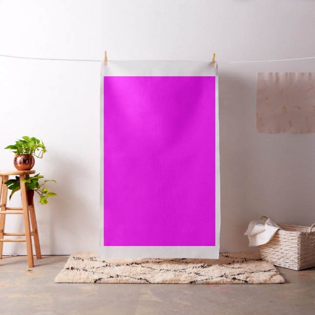 Fun Modern Solid Pink Magenta Chic Retro Stoff (Beispiel)