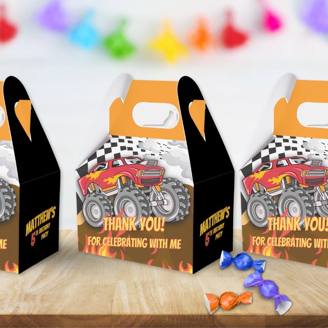 Fun Monster Truck Birthday  Geschenkschachtel (Von Creator hochgeladen)
