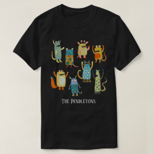 Fun Monsters Personalisiert T-Shirt