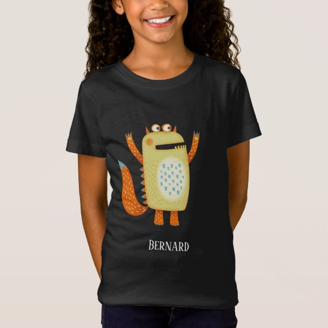 Fun Monsters Personalisiert T-Shirt (Vorderseite)