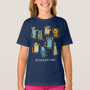 Fun Monsters Personalisiert T-Shirt