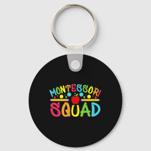 Fun Montessori Squad Montessori Lehrerin zurück zu Schlüsselanhänger