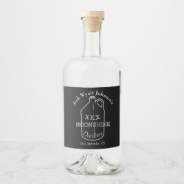 Fun Moonshine Etikett für Ihre Flaschen