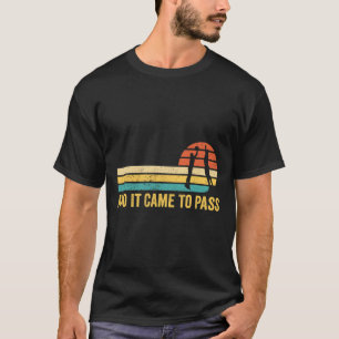 Fun Mormon Missionary LDS Basketball und es kam T T-Shirt