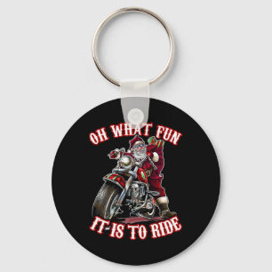 Fun Motorrad Biker Opa Weihnachten Schlüsselanhänger