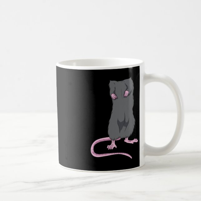 Fun Mouse Kopfloses Halloween Rat Körper Easy Kost Kaffeetasse (Rechts)