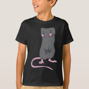 Fun Mouse Kopfloses Halloween Rat Körper Easy Kost T-Shirt