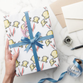 Fun Movie Popcorn Muster Packpapier