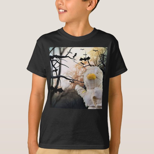 Fun Mummy Design für Halloween-T - Shirt (Vorderseite)
