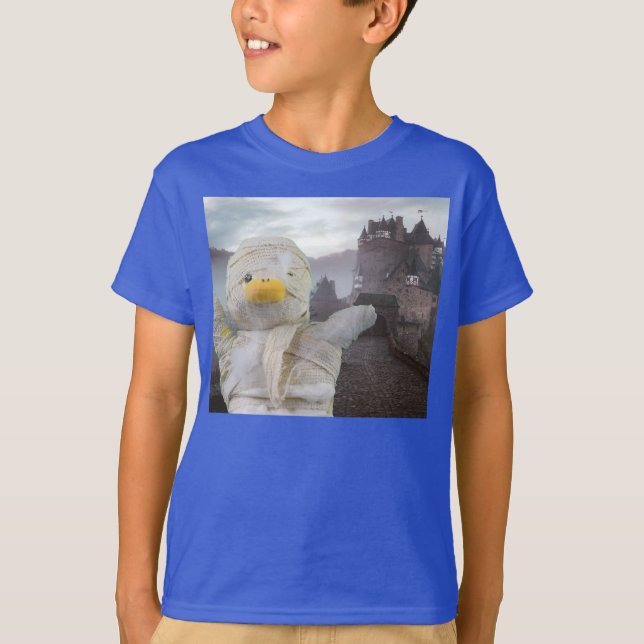 Fun Mummy Design für Halloween-T - Shirt (Vorderseite)