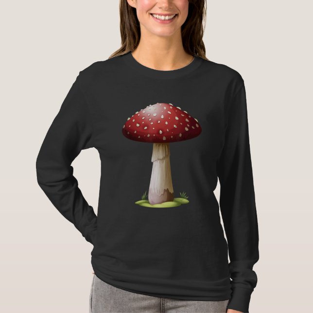 Fun Mushrooms Foraging Mycology Fungi Cool Mushroo T-Shirt (Vorderseite)