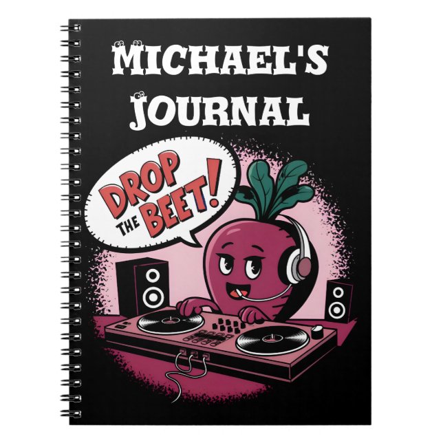 Fun Music Drop the Beet Notizblock (Vorderseite)