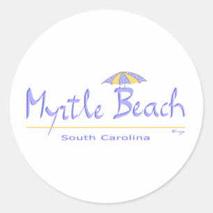Fun Myrtle Beach, SC Runder Aufkleber