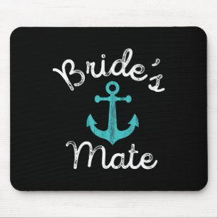 Fun Nautical Bachelorette Groom Bridesmaid Geschen Mousepad