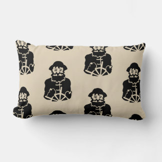 Fun nautical CAPTAIN-Motivmuster | Lendenkissen