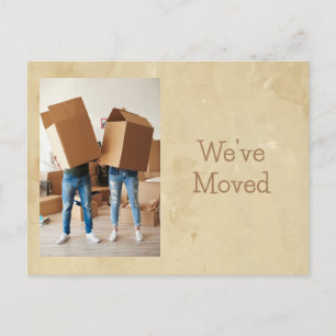 Fun Neue Adresse Erinnerung, neue Zuhause Postkart Ankündigungspostkarte
