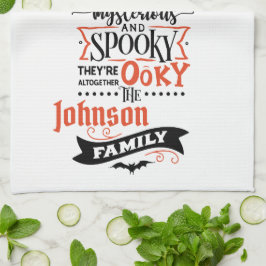 Fun Niedlich Add Name Spooky Halloween Küchentuch