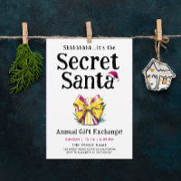 Fun Niedlich Secret Santa Colorful Geschenk Bow Wa